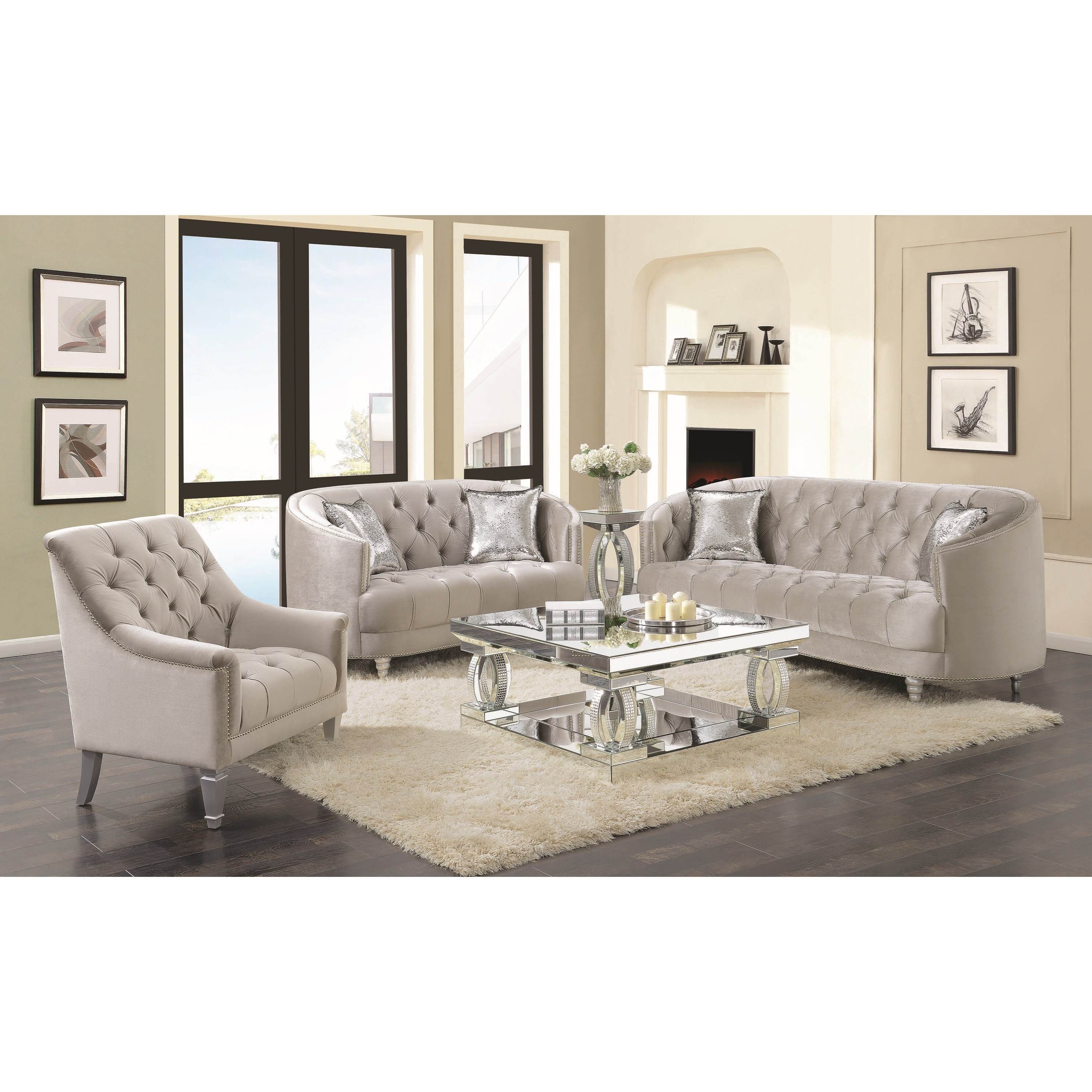 Coaster Avonlea Living Room Group Dream Home Interiors Stationary